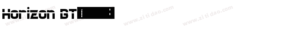 Horizon BT字体转换
